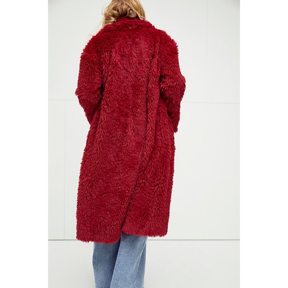 Free People Evys Faux Fur Plush Sherpa Teddy Coat $198 XS - Picture 3 of 6